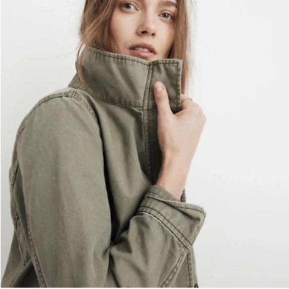 Madewell Fleet Green Utility Jacket - Picture 4 of 12